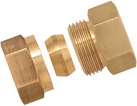 Boutt 3117397 Bicone Fitting Female 12 x 17 Brass, Pipe Diameter 14