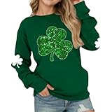 Generisch Sudadera con capucha para niñas con estampado de San Patricio, 7-8 años