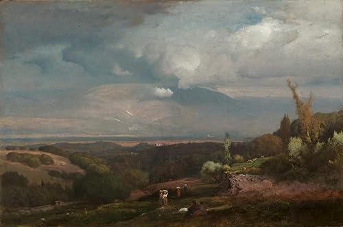 Tableau George Inness Approche de la tempête impression sur toile 60x90cm