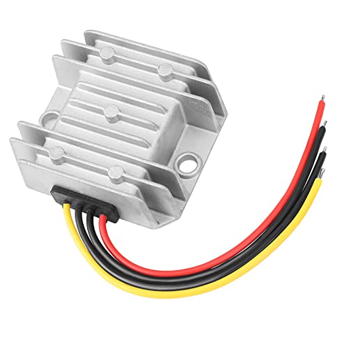 Image of DROK Boost Buck Converter 9V-36V to 12V 5A 60W Aluminium Shell Waterproof Auto Step Up Down Voltage Regulator 12V Volt Transformer for Car Audio Solar Power System LCD Television LED Display Screen
