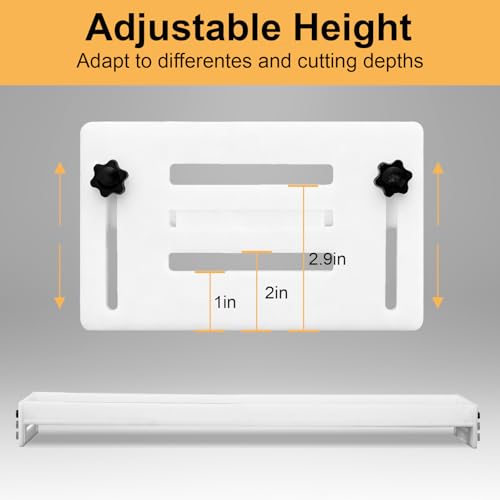 tonchean Adjustabe Slab Flattening Jig,48 Inch HDPE Router Sled for Flattening Slabs Benchtop Mill Slab Jig-Restricted Position for DIY Woodworking - Thumbnail 4