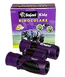 Kids Binoculars 8X21 Shock Proof by Safari Kids. with Rubber Coating and High Resolution Lenses – Bird Watching- Hiking-Gifts for Boys and Girls- Children Outdoor Toys for Play and Nature Watching
