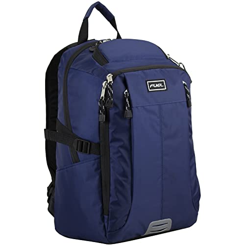 FUEL Laptop Backpack for Work, Travel, Carry-On, TSA, Scansmart, Fits up to 15-Inch Laptop - Dark Blue