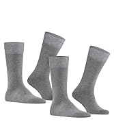 FALKE Happy 2-Pack Socken light greymel. (3390), 43-46 – Ansicht 4