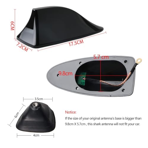 Antena techo aleta tiburón Hyundai Matrix 2001-2010, recambio de radio y accesorios de coche 5