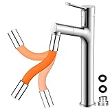 alargador grifo 1/2 ✅【Rotación flexible de 360° 】el tubo de extensión del grifo se puede girar en cualquier ángulo y en cualquier dirección, y el cuerpo del tubo está hecho de un material con una dureza específica que se puede moldear fácilmente y facilita la limpieza completa de objetos de gran tamaño.