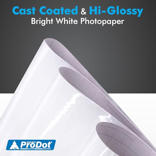 Image of ProDot 20 Sheet 180 GSM Water Proof & Instant Dry Glossy White A4 Photo Paper for Card & Picture Printing Compatible With All Inkjet Printer