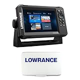 Klovoo Kit Sondeur GPS avec Lowrance Eagle 7, Fishfinder GPS 7