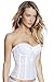 Dominique Women's Lace Longline Corset Full Figure Bustier Bra #8949 (32A-48G)