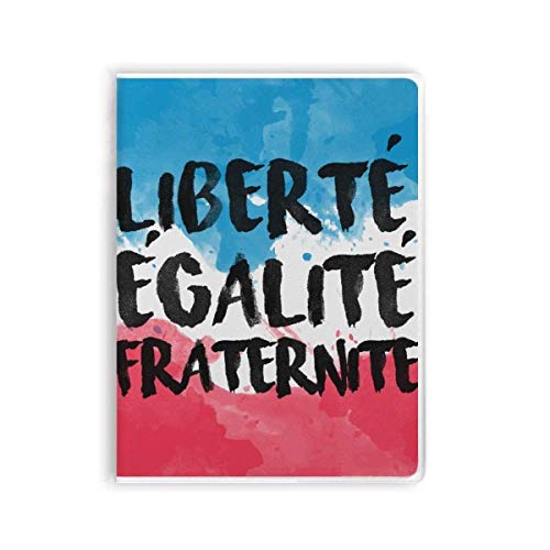 Carnet France Liberté Égalité Fraternité couverture gomme