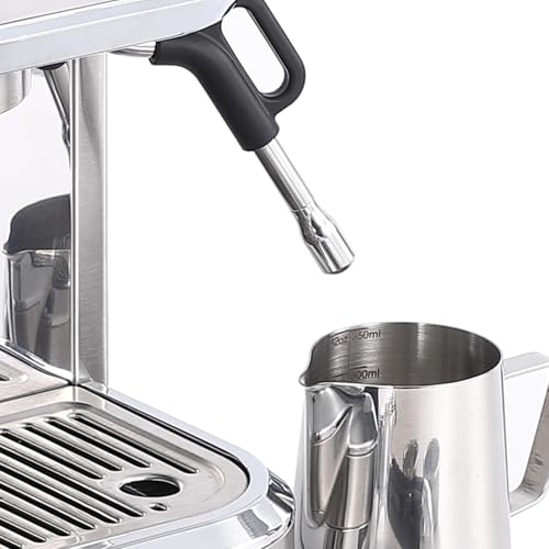 Espressomaschine mit Mahlwerk – 15 Bar, 1350W, PID & Manuellem Druck, integrierter Milchaufschäumer, 2,3L Tank, für echten Barista-Genuss zuhause