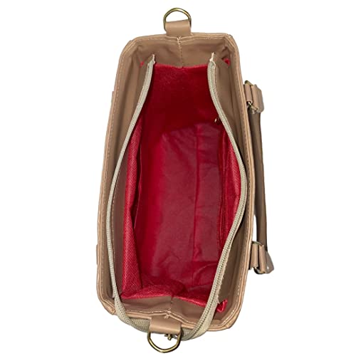 Bolsa Feminina Lorena Com Alça Removível (Bege)