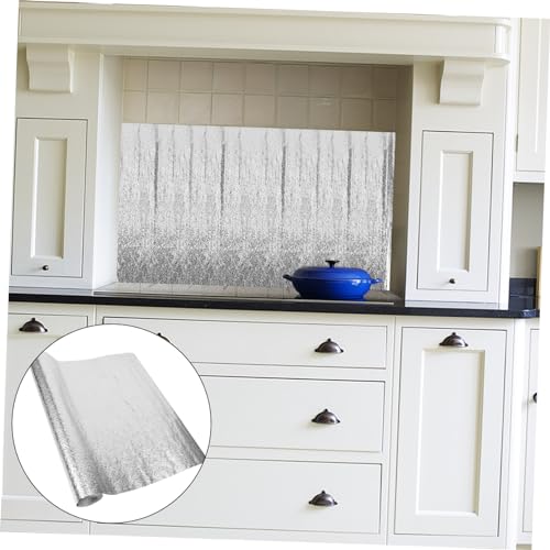 Protector de pared de estufa de cocina lavable contra salpicaduras de aceite 7