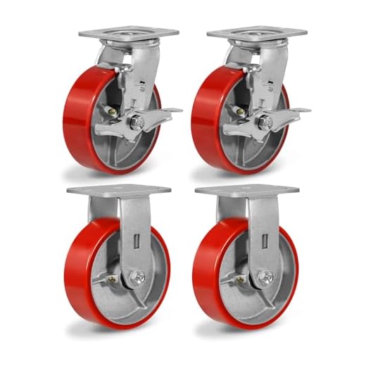 NINOSO Heavy Duty Industrial Caster Wheels