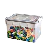 LAJOKING 多機能収納ボックス、積み木ベース、おもちゃ箱仕切り、レゴブロック収納ボックス、レイヤードグリッド、おもちゃ食料品、透明コンテナ、多機能大容量整理 *積み木は含まれておりません (30L（B）)