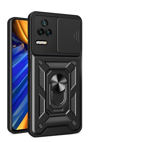 Ή@ for Xiaomi Poco X3 GT 5G gуP[X,XChYϏՌP[X,Ή@ for Redmi Note 10 Pro (China) 5G OLbNX^h2in1X}zJo[ Black, ubN