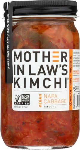 Mother in Laws Kimchi Vegan Napa Cabbage Kimchi, 16 FZ