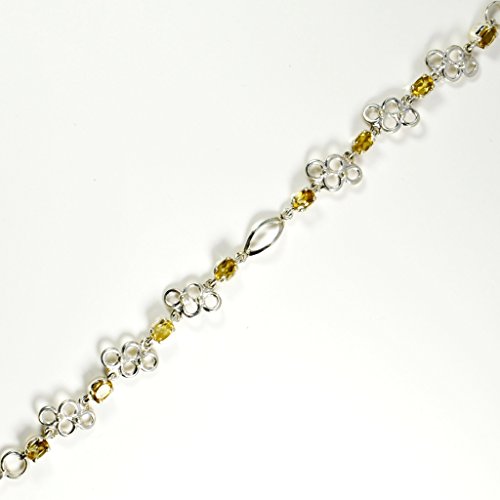 Citrine naturelle ovale en argent 925 : le cadeau d'anniversaire idéal - 2