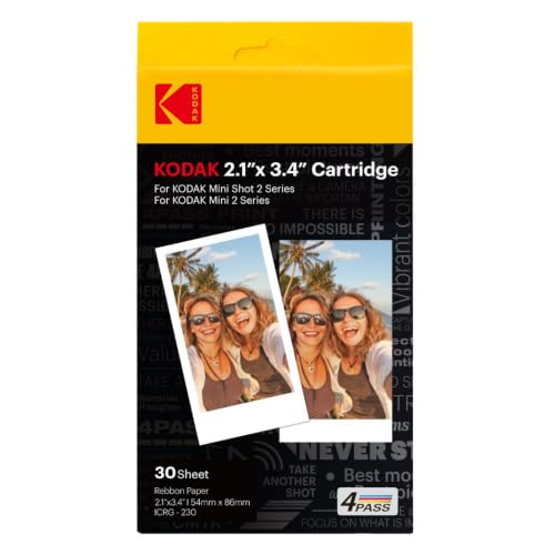 Image of KODAK 4PASS 2x3 inch Cartridge Refill, 60 Sheets, Mini 2 & Mini Shot 2