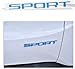 Reflective Concepts - Sport Emblem Overlay Decal Sticker - Fits: 2015-2022 Jeep Renegade Sport - (Color: Reflective Medium Blue)