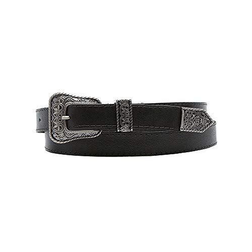 Cinto Feminino Em Couro Comfort Cor Preto F001 (GG)