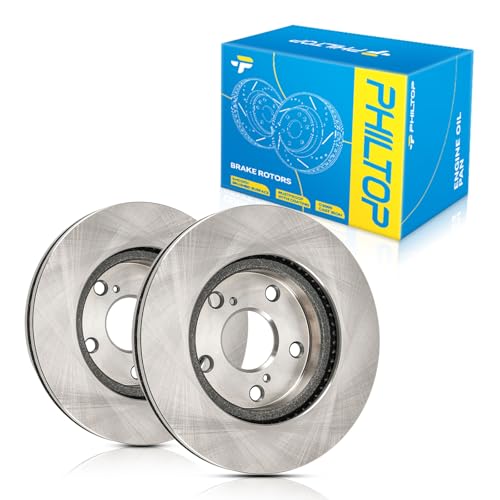 PHILTOP 31440 Front Brake Rotor Compatible with Toyota RAV-4 2006-2018,