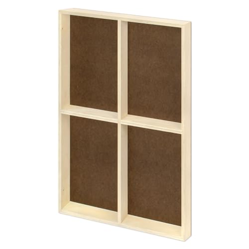 Image of Ampersand Art Supply Hardboard Wood Painting Panel: Museum Series Hardbord, 30 inch x 40 inch, 2 Inch Cradled Profile