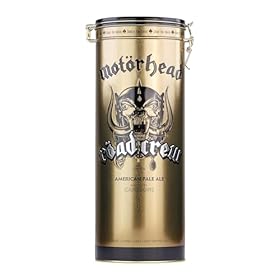 Motörhead Road Crew Premium Tin Gift Set. Includes 440ml Can and Branded Glass and Pale British Ale by iconic Heavy Metal band. Perfect for Christmas – Blue Tree