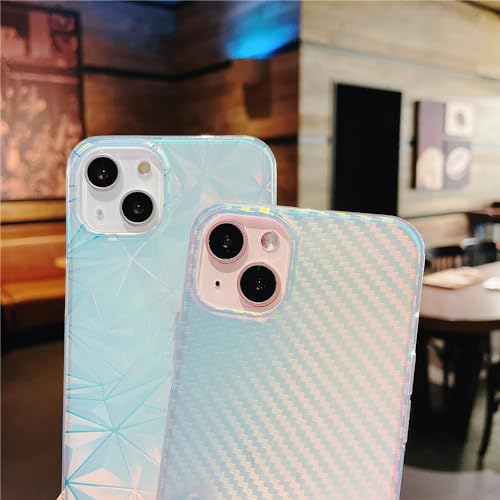 Coque silicone Samsung A71 4G effet laser aux reflets irisés