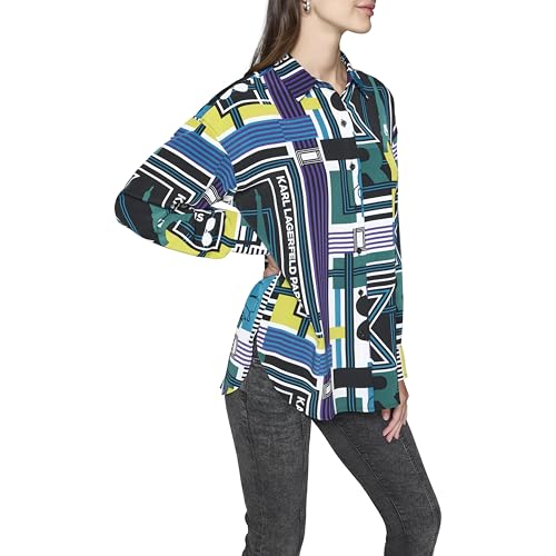 KARL LAGERFELD Women's Soft Everyday Blouse3