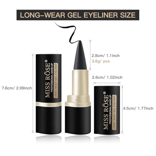 Image of Vita-A Retinal Shot Tightening Booster Serum, 0.1% Retinal, Matrixyl 3000 5%, Panthenol 1%, Pore Minimizer, Anti-Wrinkle, 15ml (LongWear Gel Eyeliner)
