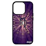 utaupia Coque Signe Vierge pour iPhone 14 Pro Silicone Astrologique du Zodiaque Univers Aluminium 4G Pas Cher Soleil Violet etuiApple