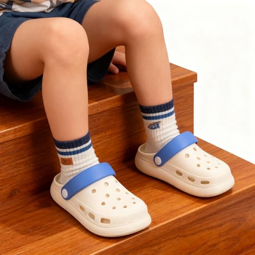 Image of Toddler Clogs Kids Water Children Shoes Boys Girls Sandals Slippers Garden for Little Big Kids Summer Indoor Outdoor Beach Pool