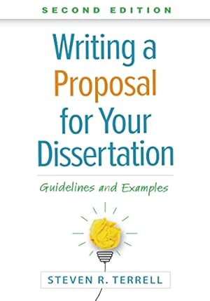 Book cover Writing a Proposal for Your Dissertation: Guidelines and Examples