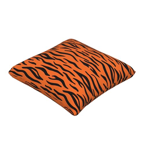 Housses de coussin pour canapé salon rayures oranges décoration moderne - 3