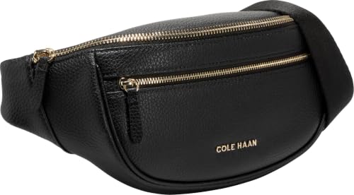 Image of Cole Haan Women's Mackenna Leather Belt Bag, Black