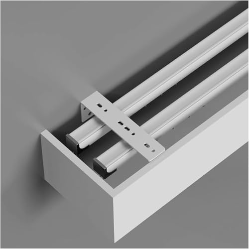 Persianas enrollables silenciosas de aluminio: sistema de riel doble blanco de 1,4 m 2