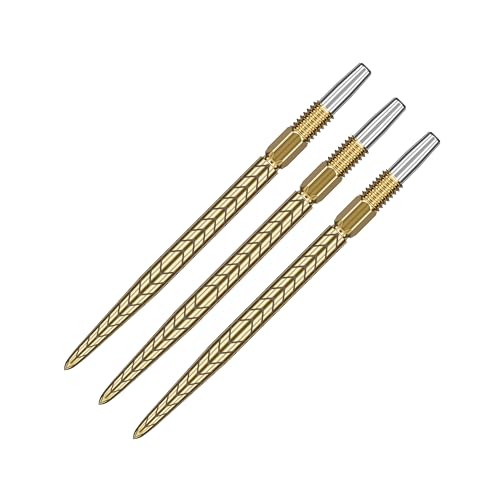 Target Darts Swiss Point Dart Spitzen RVE (3er-Pack Spitzen) 30MM Gold | Auswechselbare Dartspitzen Swiss Storm Spitzen Profi Dart Zubehör