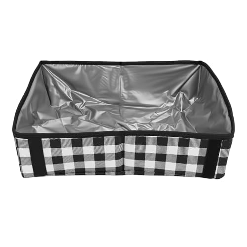 Caja de arena plegable portátil para gatos Haofy miniatura 3