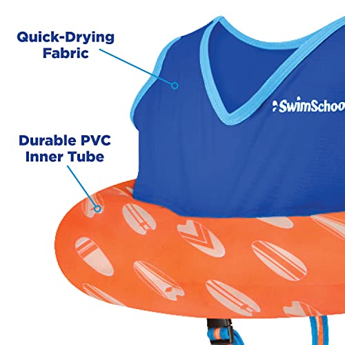 image for SwimSchool Deluxe Swim Trainer – Heavy Duty Toddler Swim Vest Floati