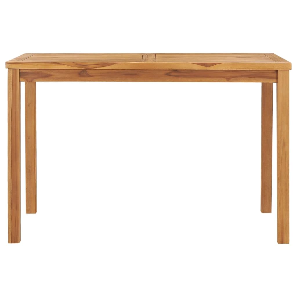 Tavolo da Pranzo per Giardino 120x70x77 cm in Massello di Teak,Tavolo da Pranzo da Giardino,Tavolo da Giardino,Tavolo da Giardino Esterno-49360