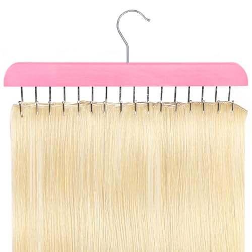 Pink Rotating Hair Extension Hanger