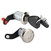 Qiilu Car Door Lock Barrel Set, 7701470944 7701470945 Security Left Right Door Lock Barrel Cylinder with 2 Keys Fit for Master 1998‑2016 Popular #5