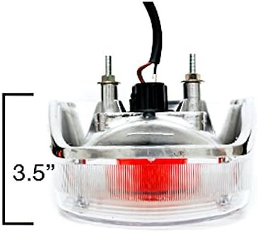 Krator TL037 License Plate Holder (Custom Tail Brake ATV Scooter Quad Motorcycle Bulb Lens 50CC 70CC 90CC 110CC)