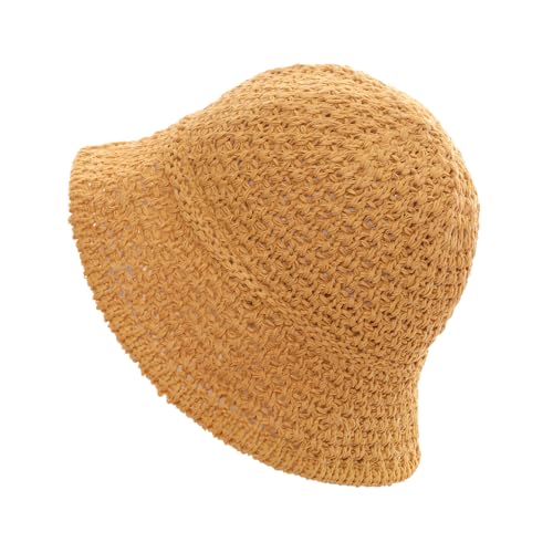Sombrero de mujer de verano tejido a mano verde miniatura 1