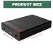 Behogan Festplatten Docking Station: Festplattengehäuse, USB3.0 USB-A & USB-C fur 2,5 3,5 Zoll SATA HDD & SSD, 5Gbps Festplatten Adapter Unterstützt UASP