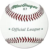 MacGregor 87 Official Split Baseball, Leather (One Dozen)