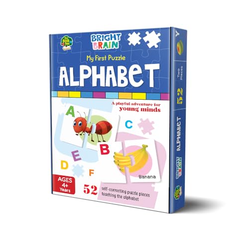 Image of The Book Tree Alphabet Puzzle - 52 Piece Jigsaw Puzzle for Preschoolers, Educational Toy for Learning ABC and Letters, Gifts for Kids Ages 3 to 6 by Majestic Book Club