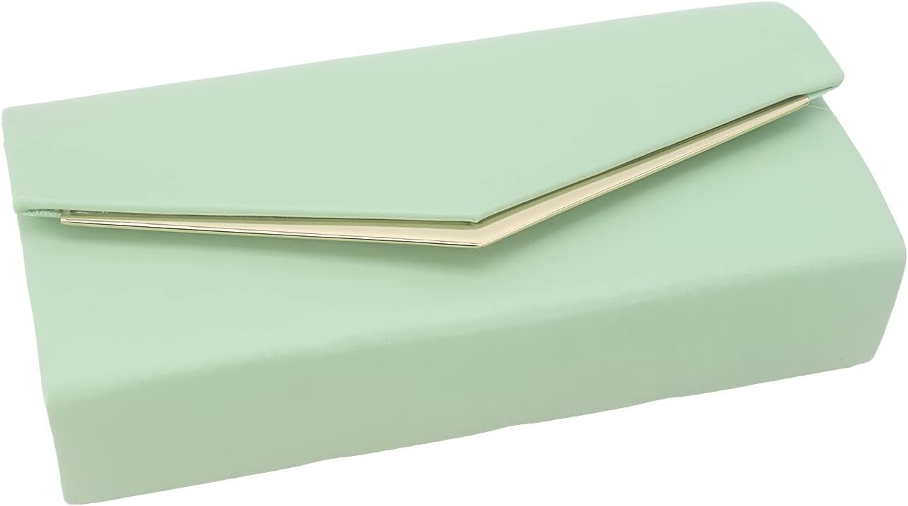 Women’s Evening Handbag Vegan Leather Ladies Envelope Clutch Classic Elegant Purse Bags - Image 5