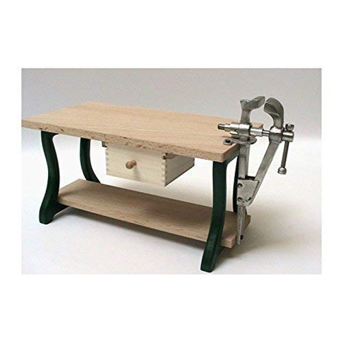 Preisvergleich Produktbild Liebe HANDARBEIT 46150 Werkzeugtisch mit Schubkasten für Puppenhaus